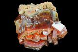 Red & Brown Vanadinite Crystal Cluster - Morocco #117729-2